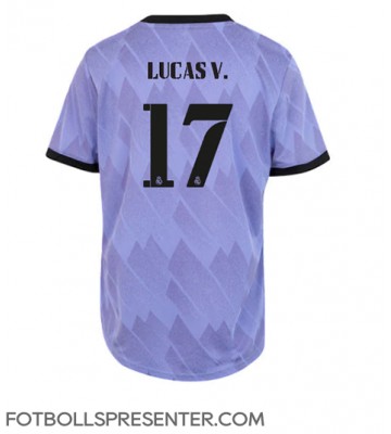 Real Madrid Lucas Vazquez #17 Borta Matchtröja Dam 2022-23 Kortärmad
